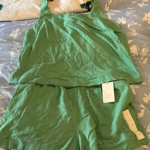 A new day Green Matching Tank Set, Size M